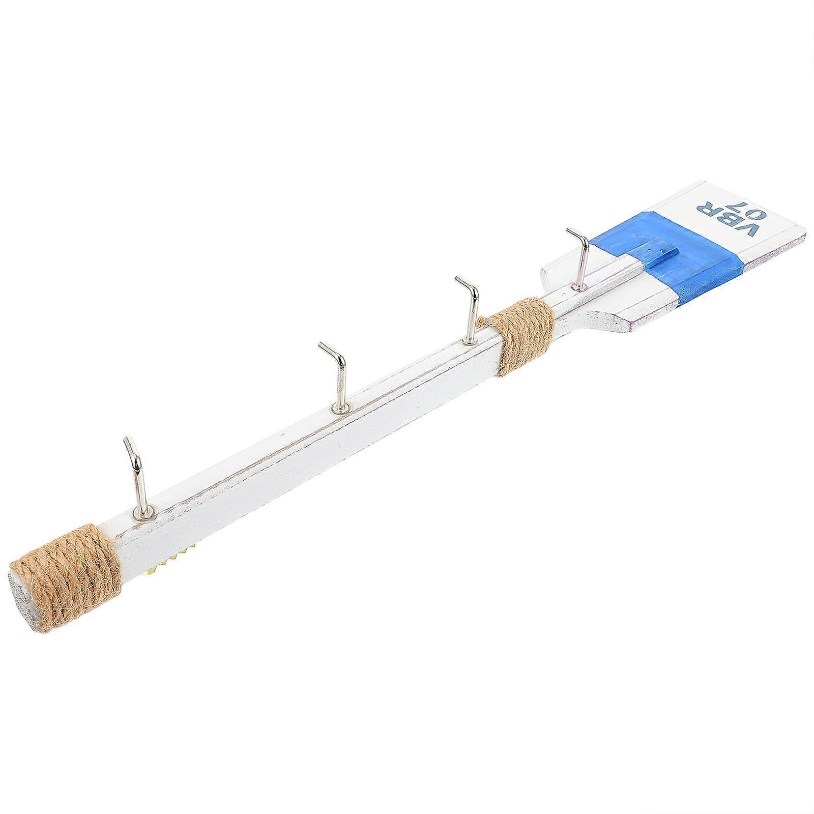 Decorative Wooden Paddle Hook for Coat Hanging 1Pcs Wall Mount