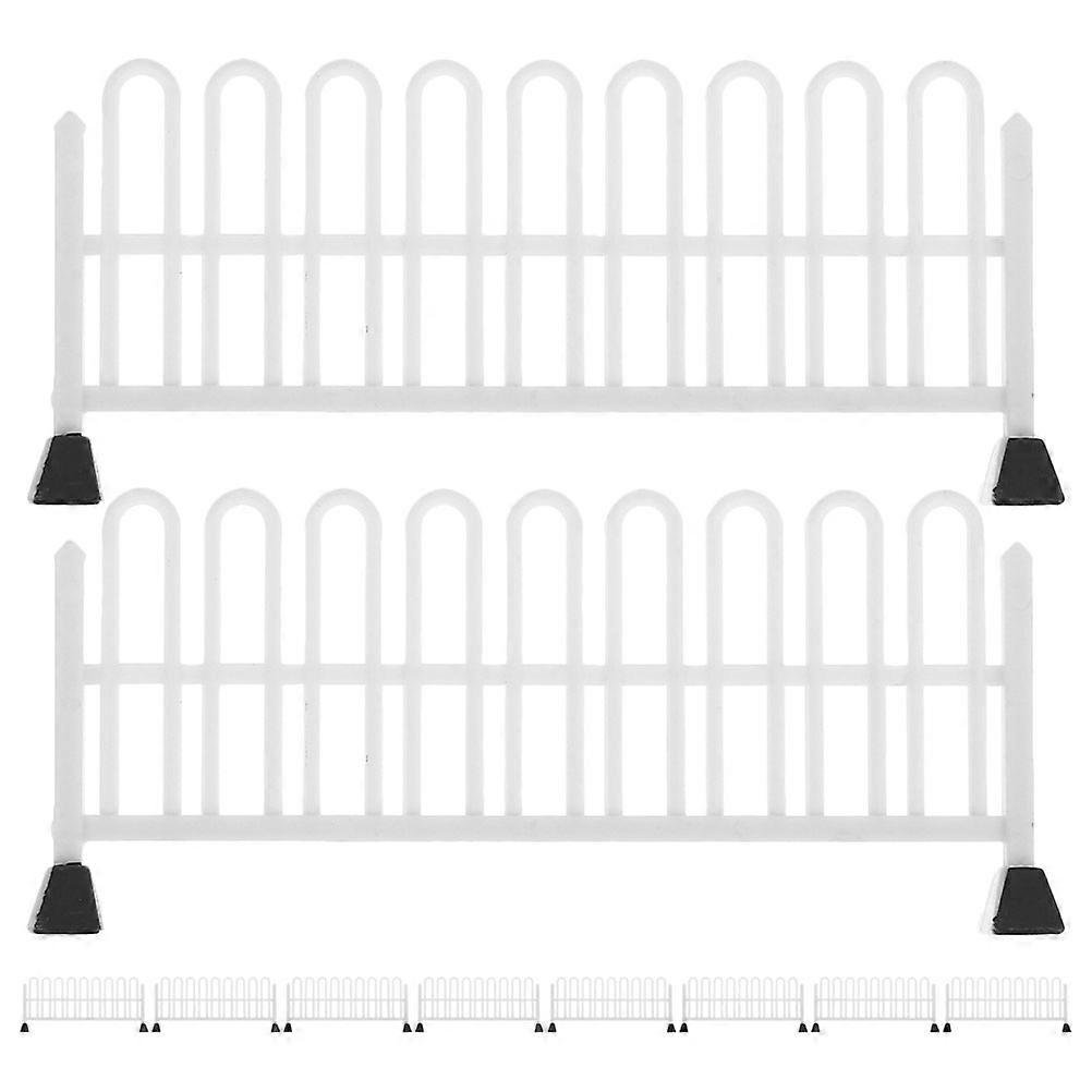 Miniature Traffic Fence Models For Cognitive Development And Learning 10Pcs