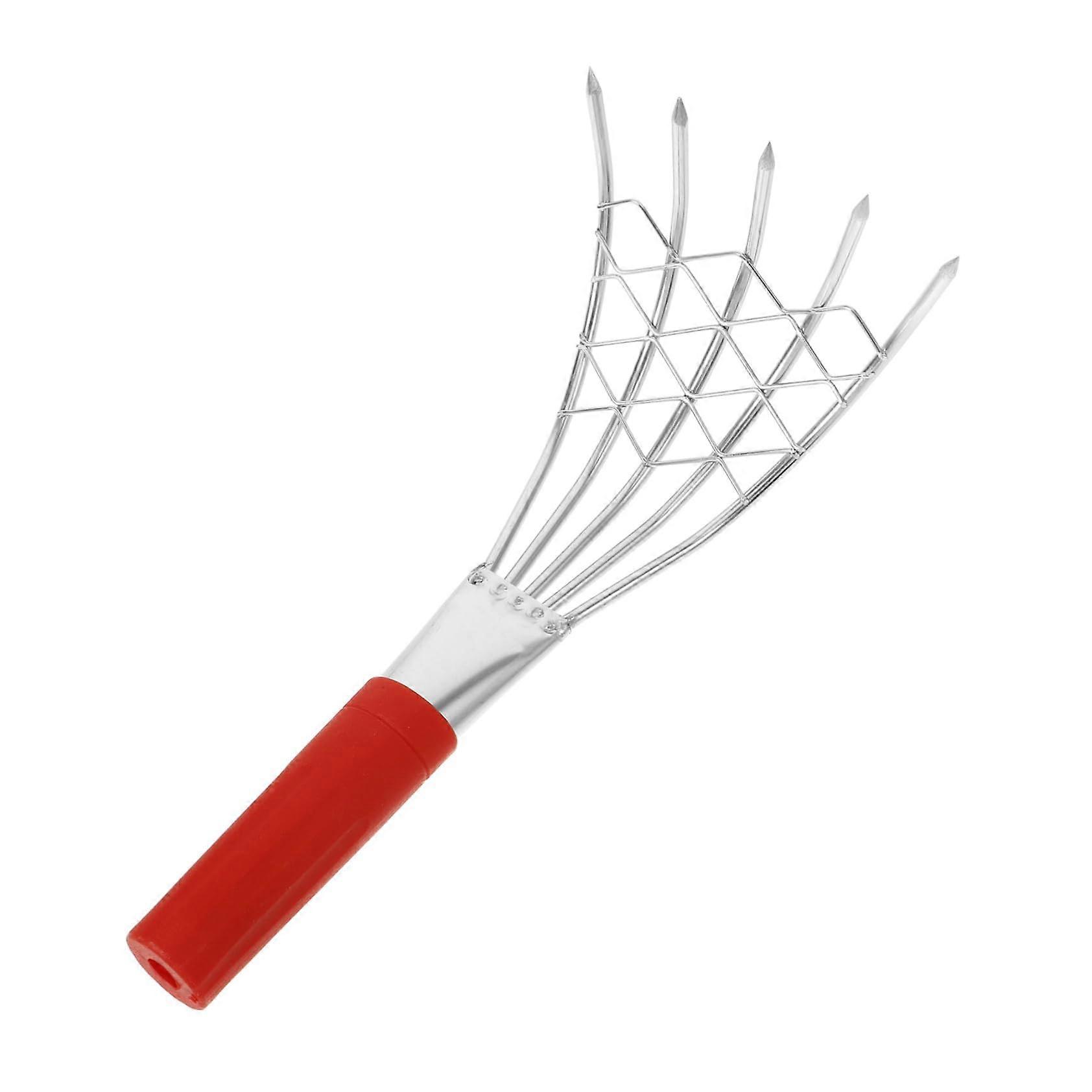 Strand Rake for Shellfish Hunting Ergonomic Hand Tool with Comfortable FiveProng Design for Digging Clams, Oysters, and Seafood at the Beach