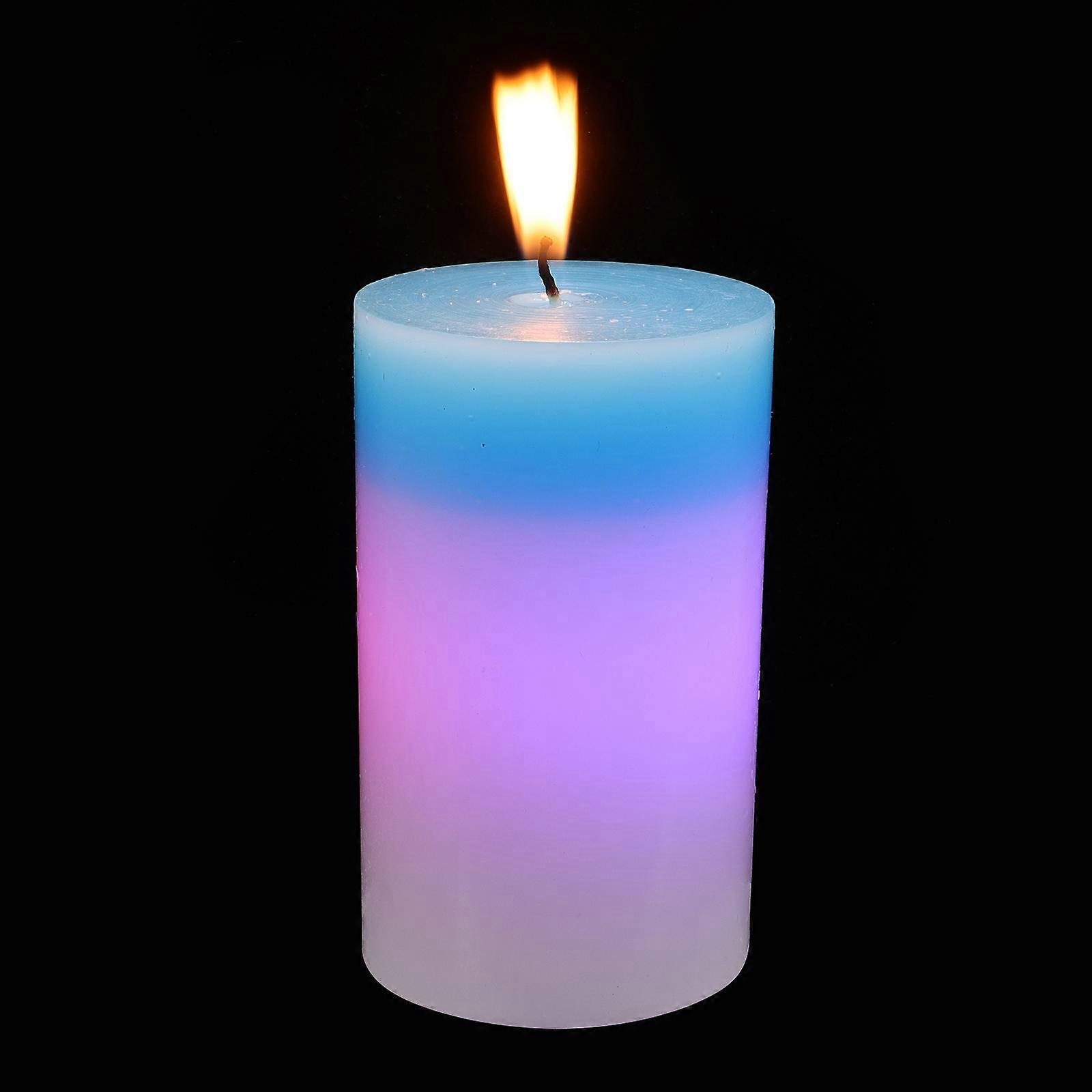 LED Light Candle with Home Decoration Function for Dinner and Party Use in Blue Color 1Pack