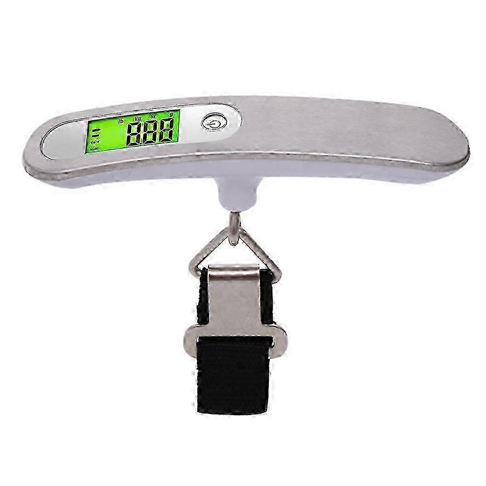 Portable Digital Luggage Scale with Backlit LCD and Tare Function