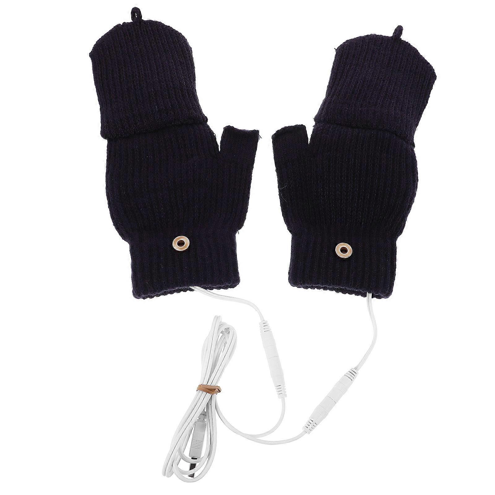 Heated Touchscreen Gloves USB Charging Function 1Pair for Winter Cycling