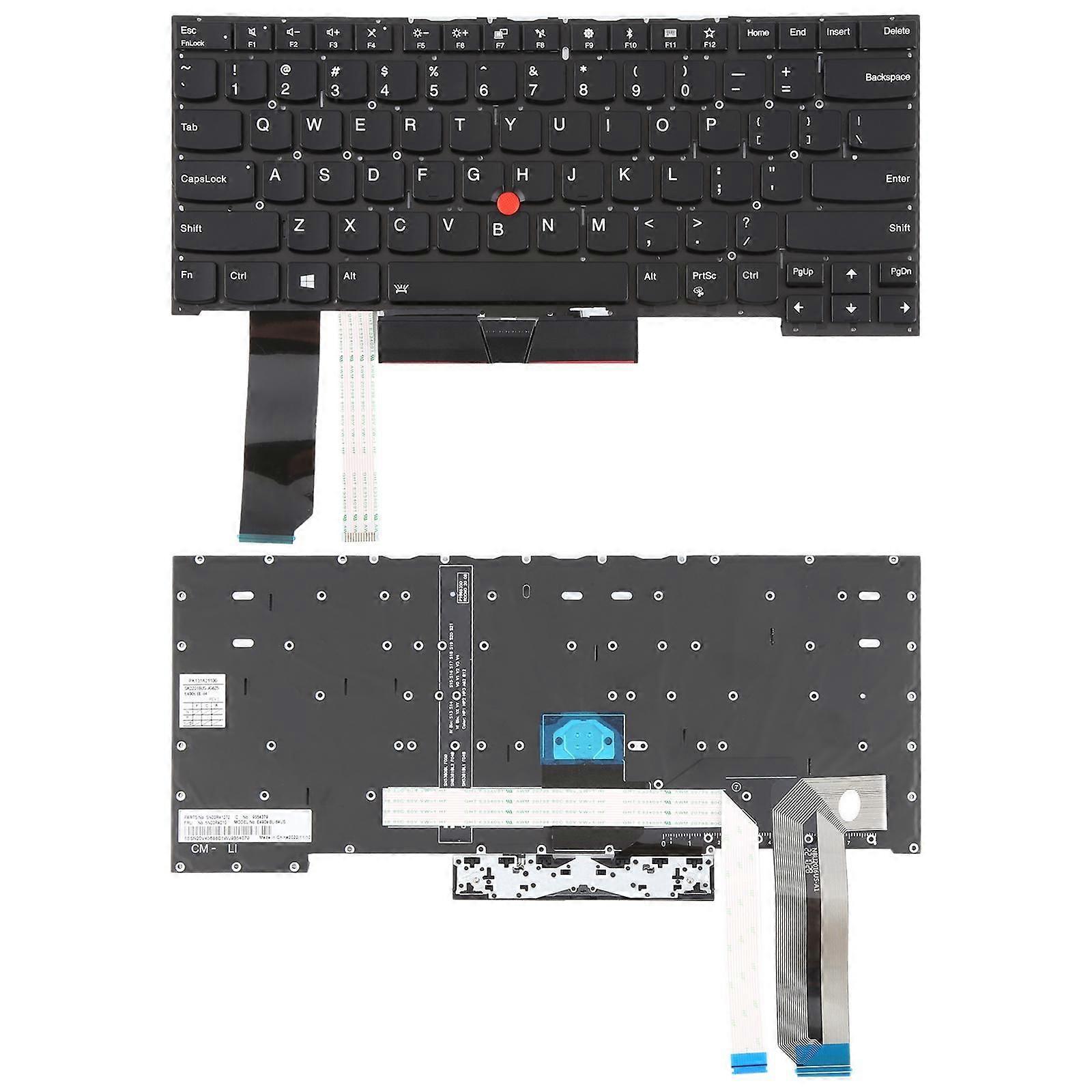 US Pointing Backlit Keyboard for Lenovo Thinkpad E480