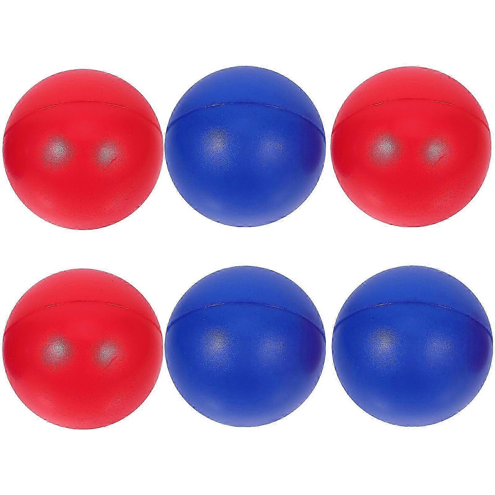 6Pcs Beach Paddle Ball Replacement Colored Beach Ball for Outdoor Beach Paddle Games