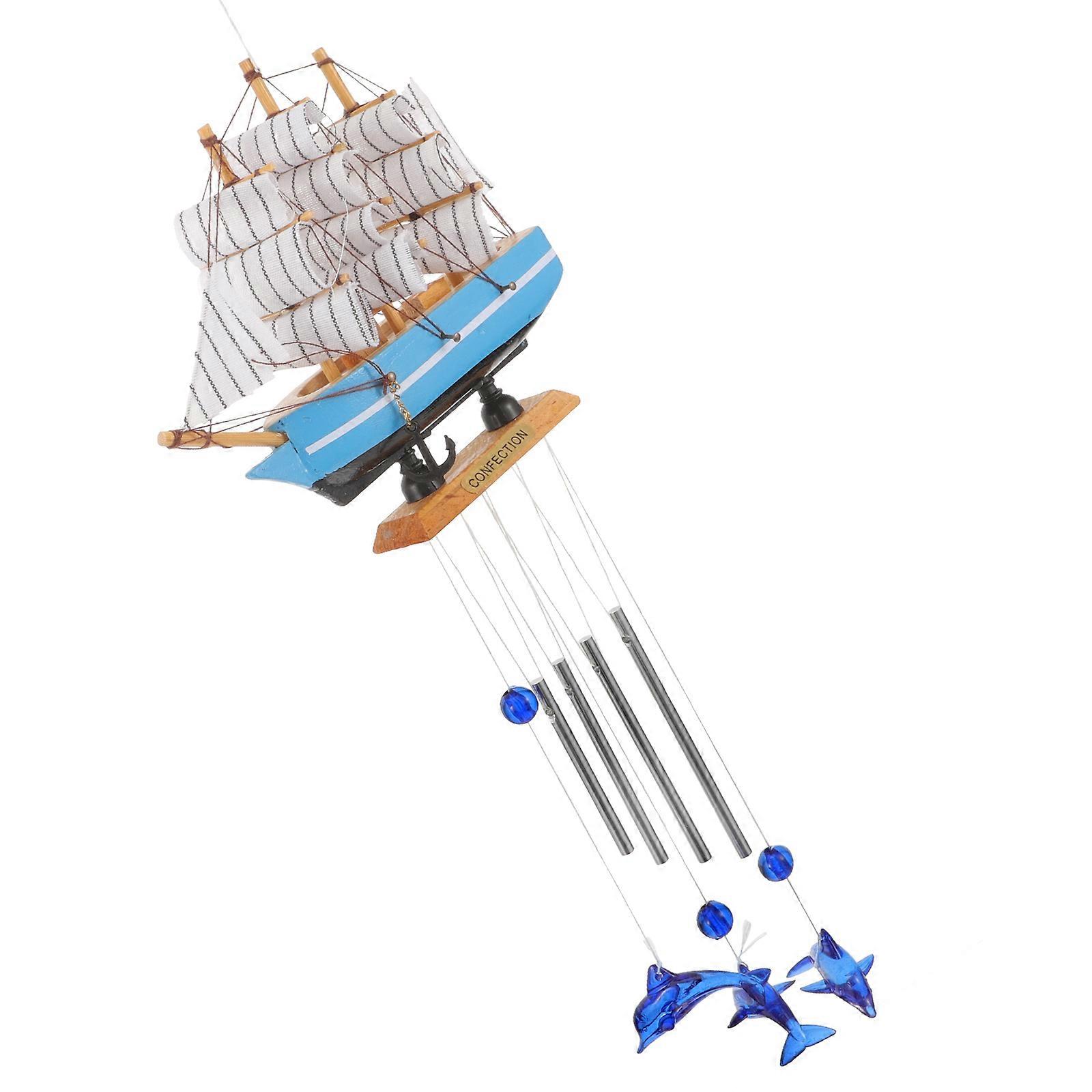 1 Set Mediterranean Style Hanging Pendant Ocean Elements Wind Chime Pendant Ornament (Random Style)