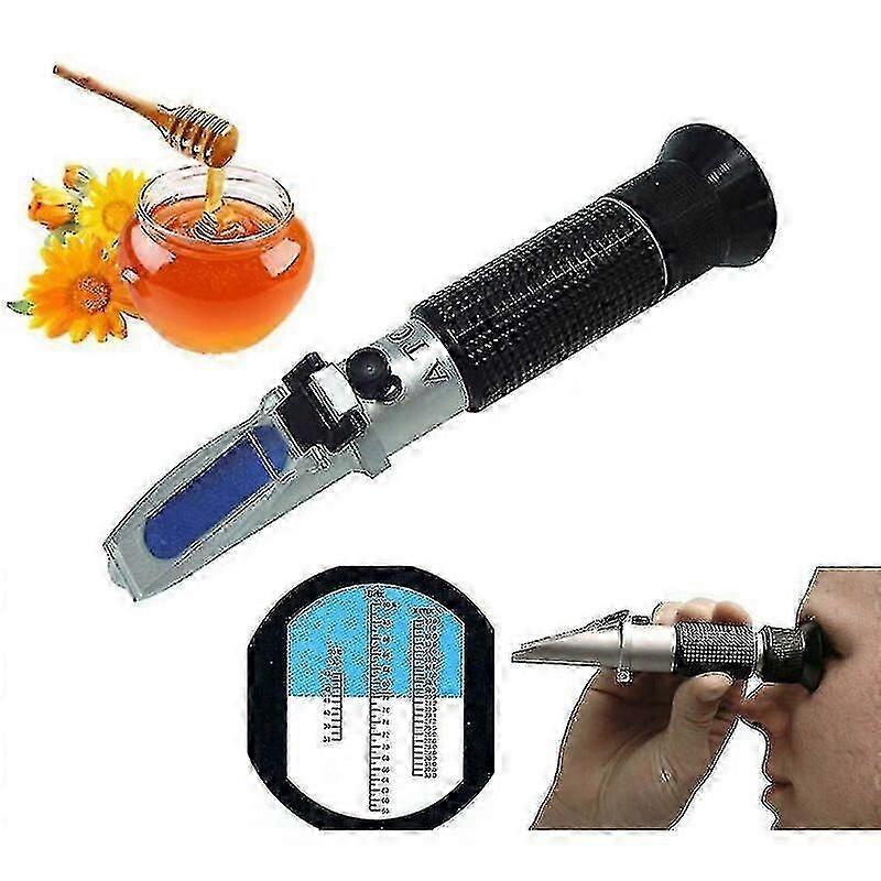 Honey Refractometer for Beekeepers - Brix 58-92%, Water 10-33% - Handheld Tool