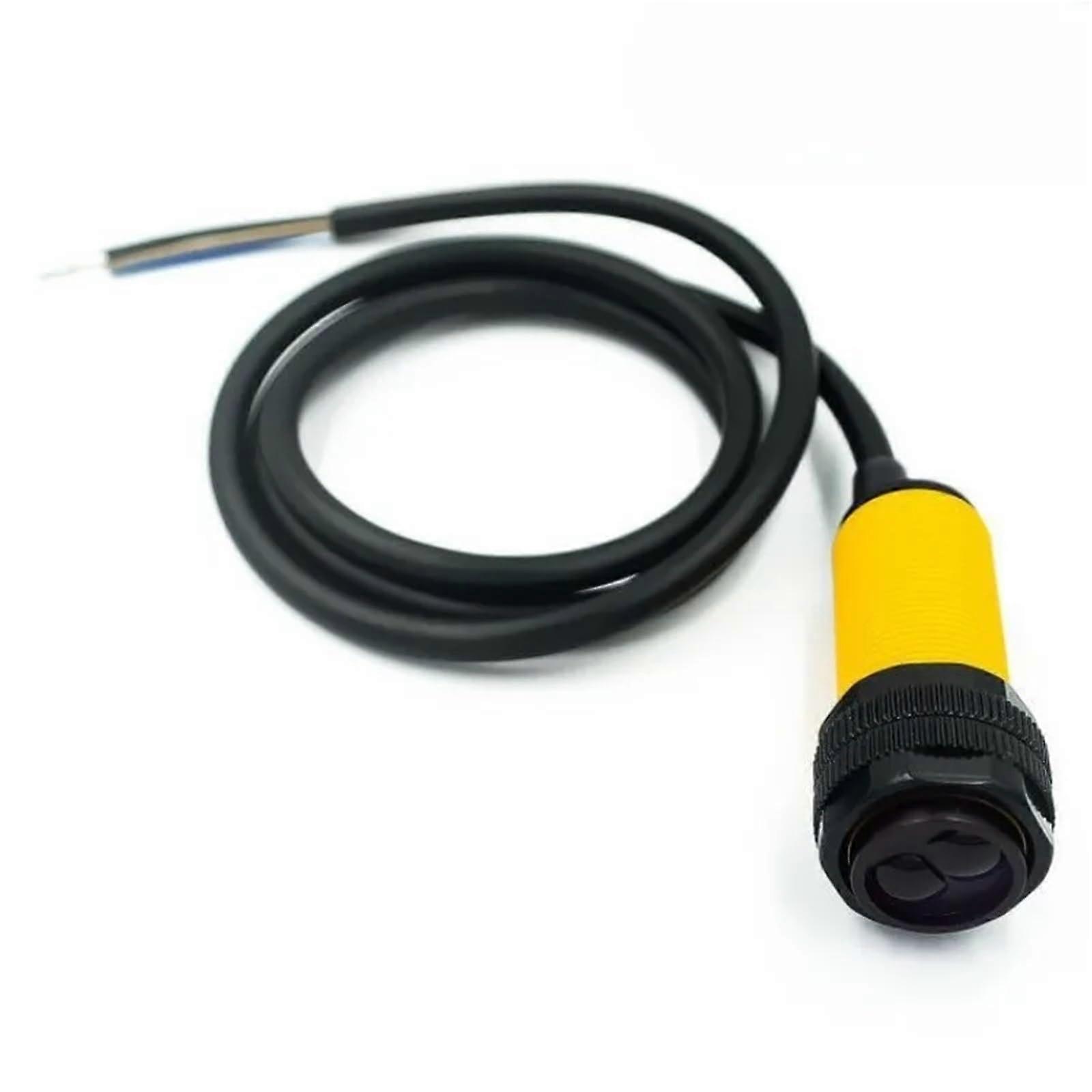 E18-D80NK Infrared Obstacle Avoidance Optical Sensor Proximity Switch 3-80cm Adjustable Detection Range D80NK Without DuPont Head