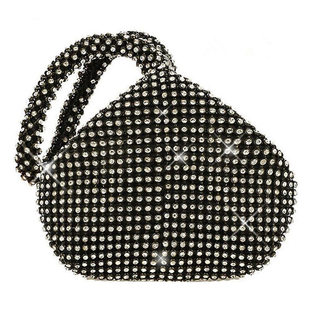 Clutch Handbag with Zipper and Magnetic Clasp for Evening Banquet 6.3 Inches
