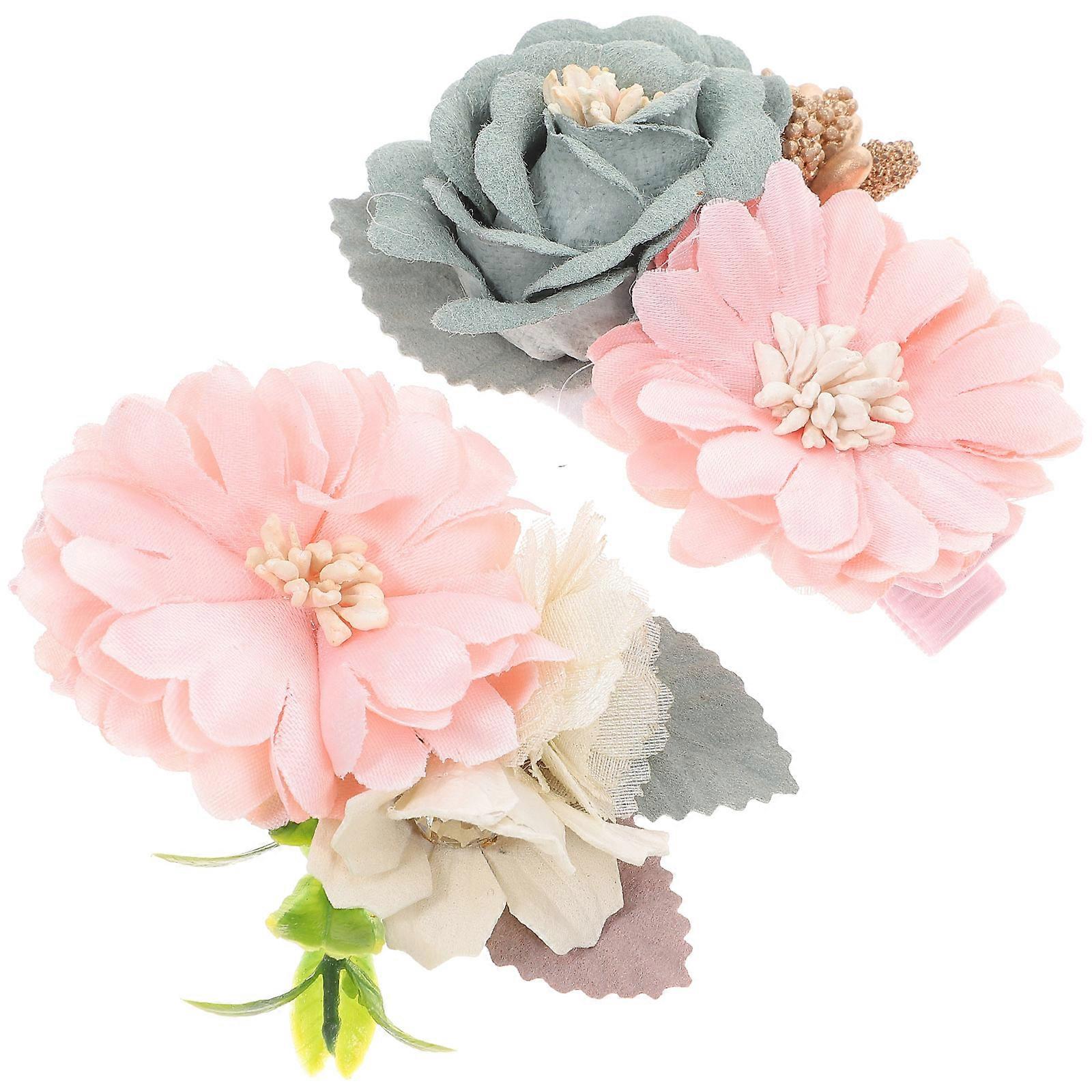 It sounds like you're referring to a product listing or description for **flower hair clips**. Here's a polished and professional version of that