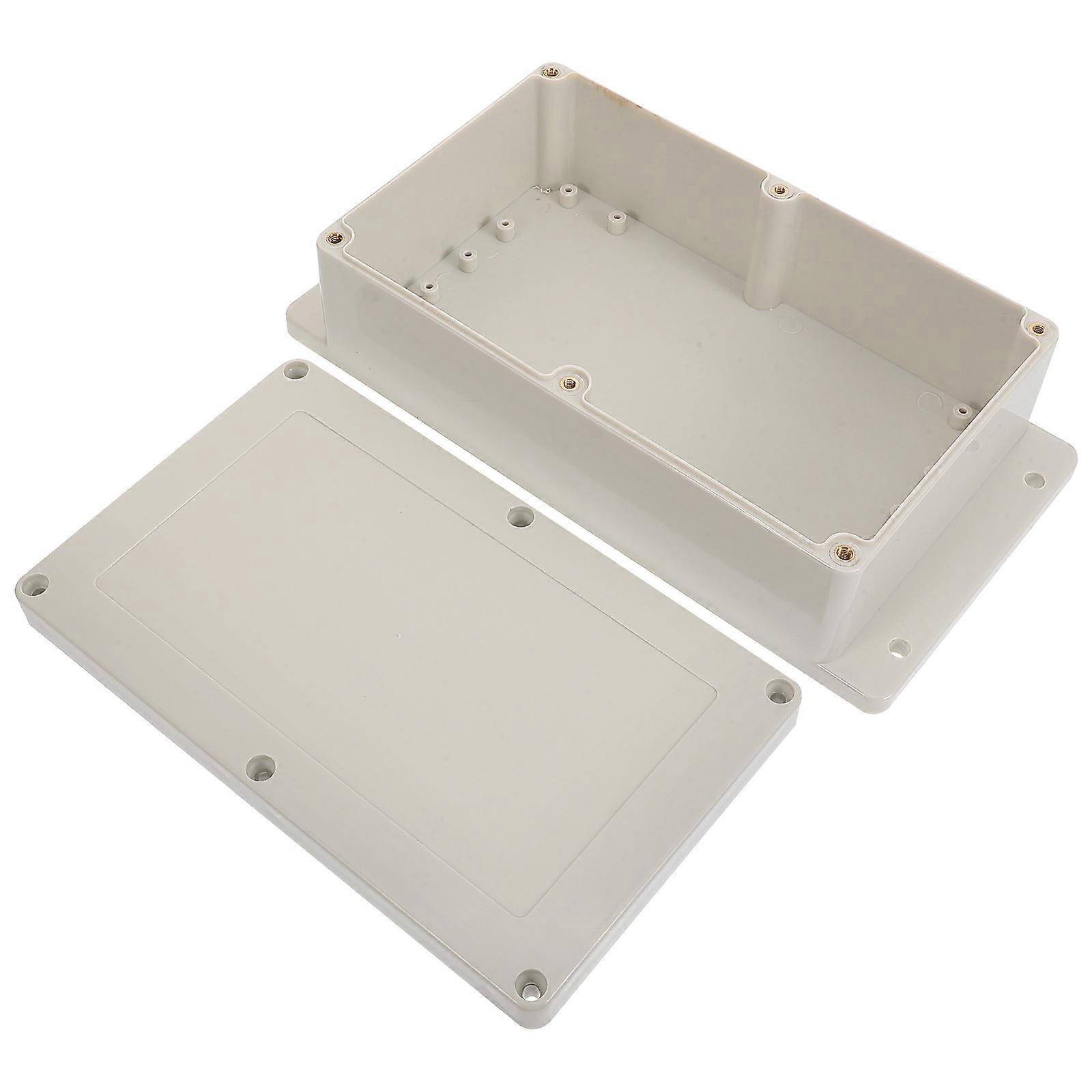 Weatherproof Outdoor Junction Box with Ear Design for Secure Wall Installation Durable Plastic Cable Pass Through Enclosure