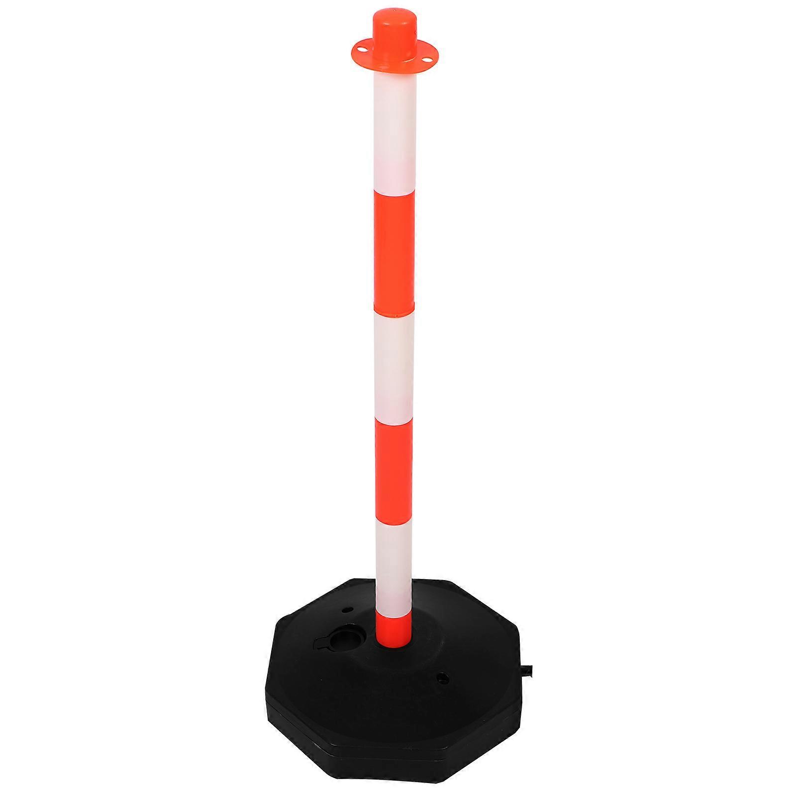 Caution Traffic Management Sign Road Traffic Column For City Planners 90.00X31.00X31.00CM Assorted Color Equipped With Traffic Guidance 1Pcs
