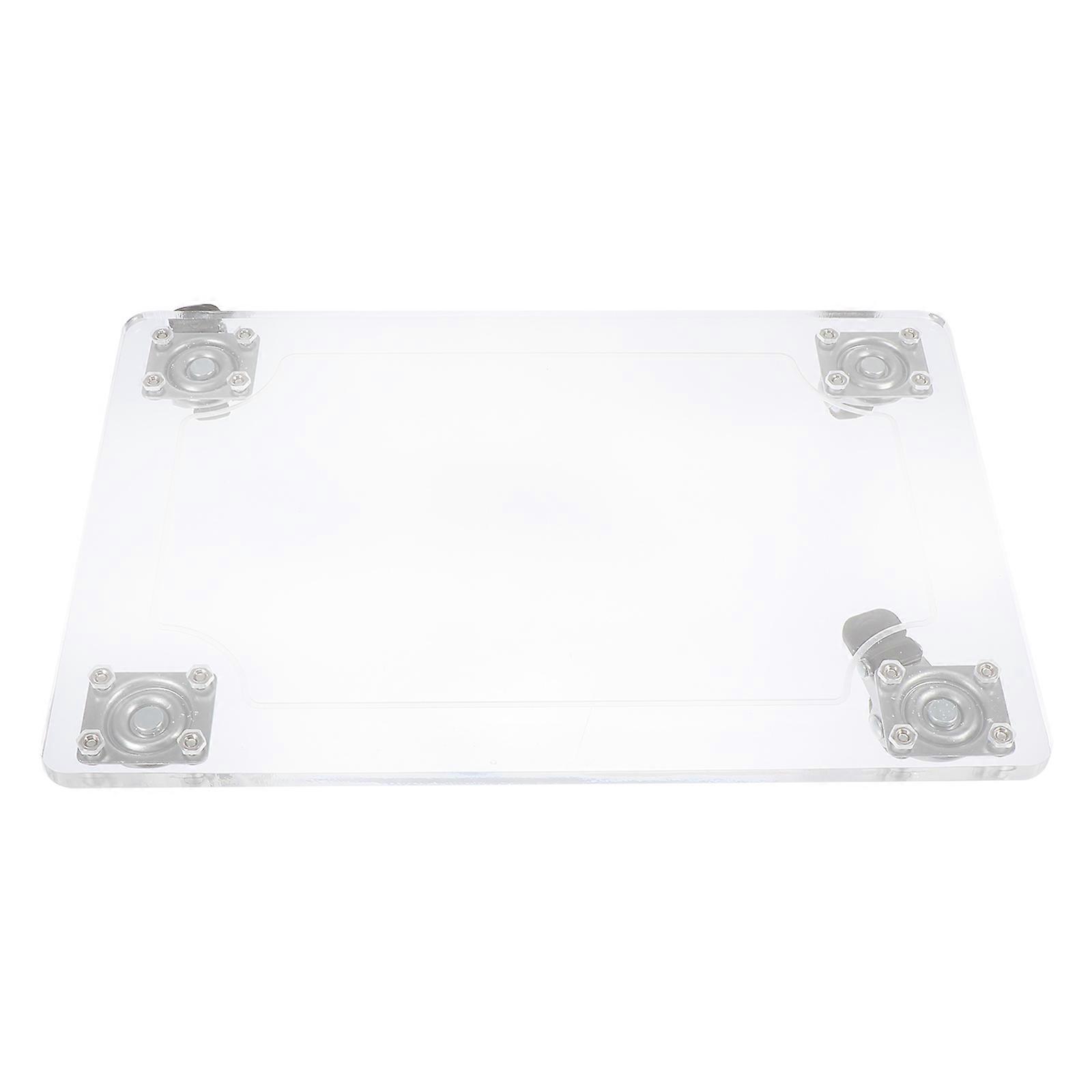 Moveable Square Flowerpot Tray with Wheels, Durable Plant Container Holder for Easy and Convenient Use