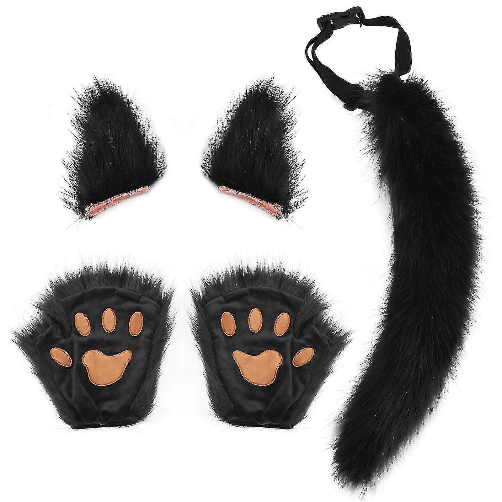 الذئب الثعلب الذيل كليب آذان مجموعة هالوين يتوهم حزب الملحقات