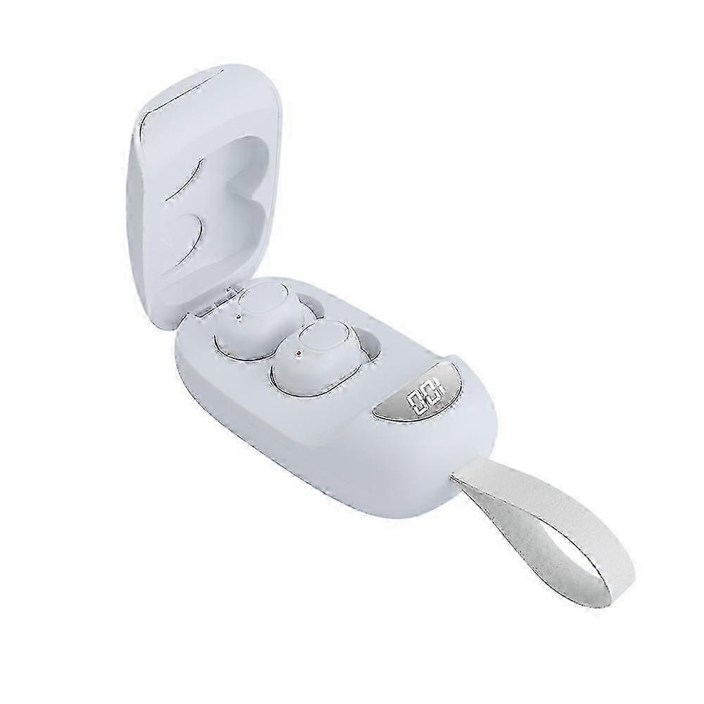 Two Mini Invisible Elderly Hearing Aids Digital Display Charging Case Portable Sound Amplifier Impaired People Magnetic Charging