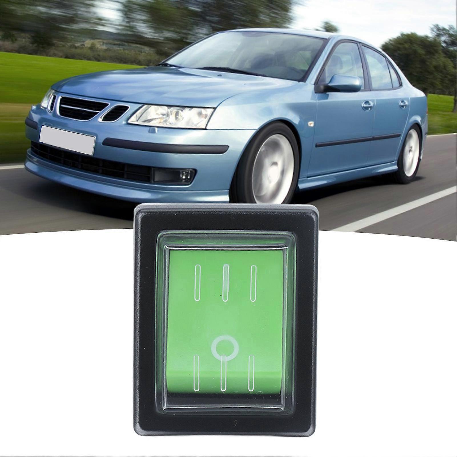 Power Switch Quick Response 4 Pin Compact Easy Replaceable Durable Convenient Practical Green Button for Instruments