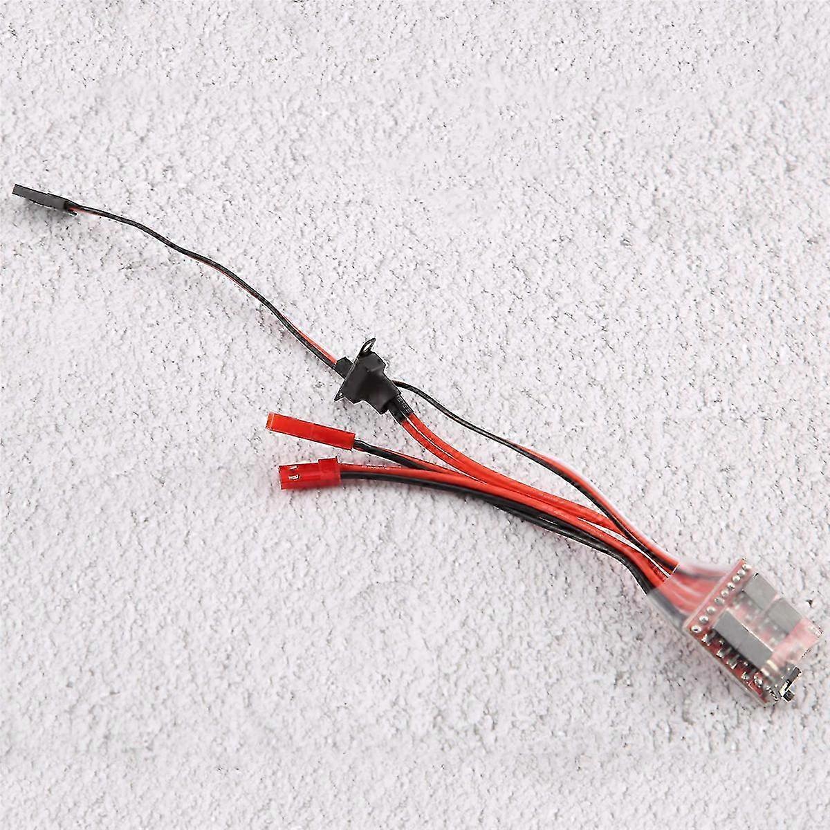 RC ESC 30A Speed Controller for 4-8V Brush Motor in 1/16 & 1/18 Scale Climbing RC Car, Tank & Mini 4Wd Car