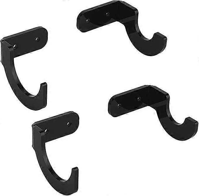 2-Pack Acrylic Bat Holders - Wall Mount Stands