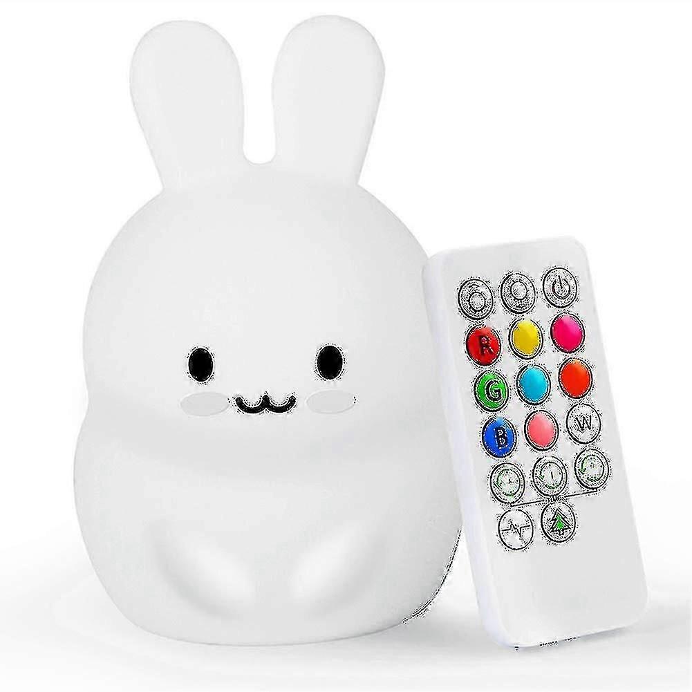 ضوء ليلي ناعم للأطفال ، مصباح سيليكون بجانب السرير ، مصباح الرضاعة الطبيعية للأطفال مع تغيير 7 ألوان