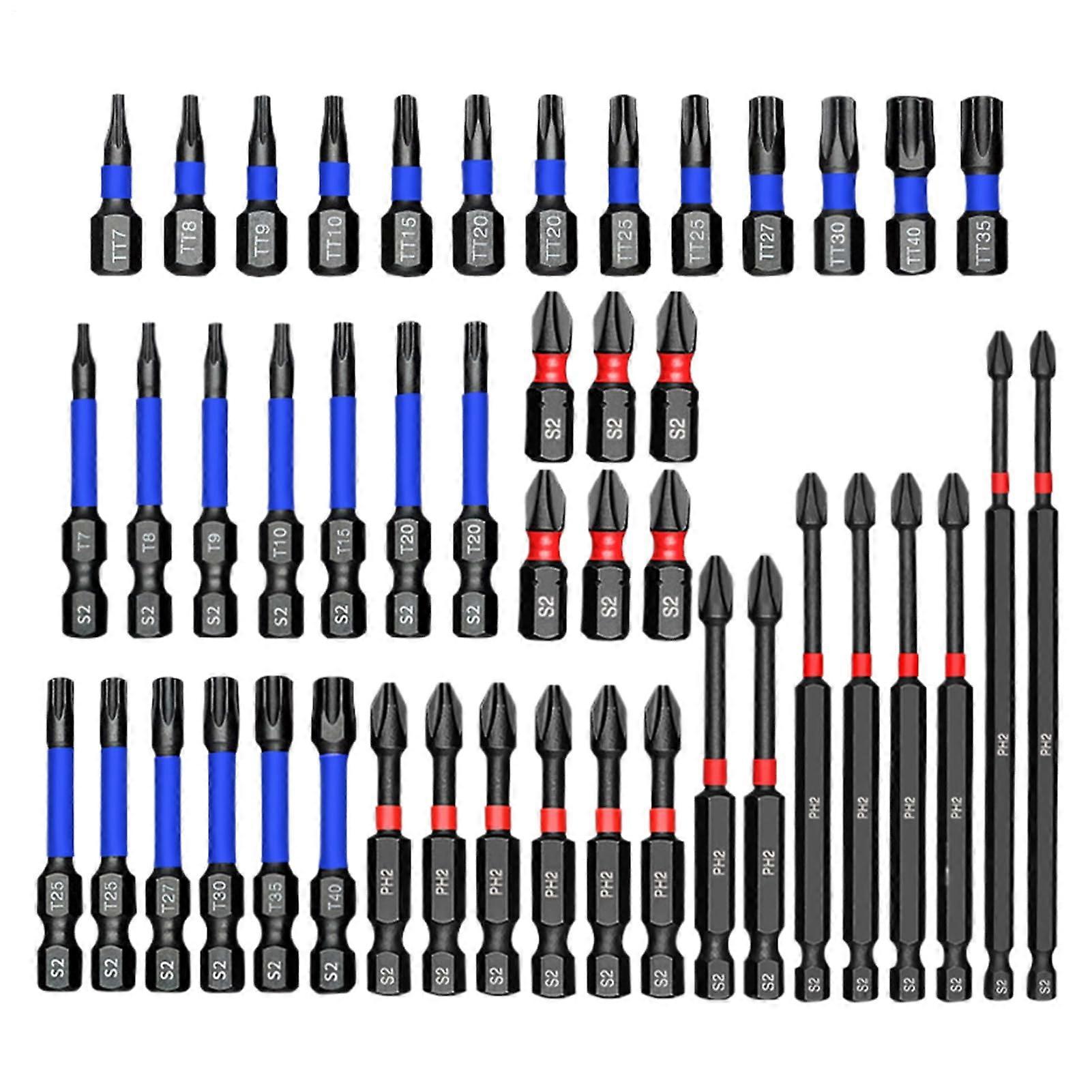 Magnetic Nut Driver Set 46piece deep nut screwdriver assortment for various applications, nut driver bit set with secure design for easy handling.