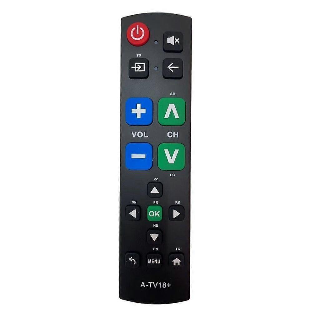New A-TV18+ Universal For Many Brand Learning Functions Big Button TV Remote