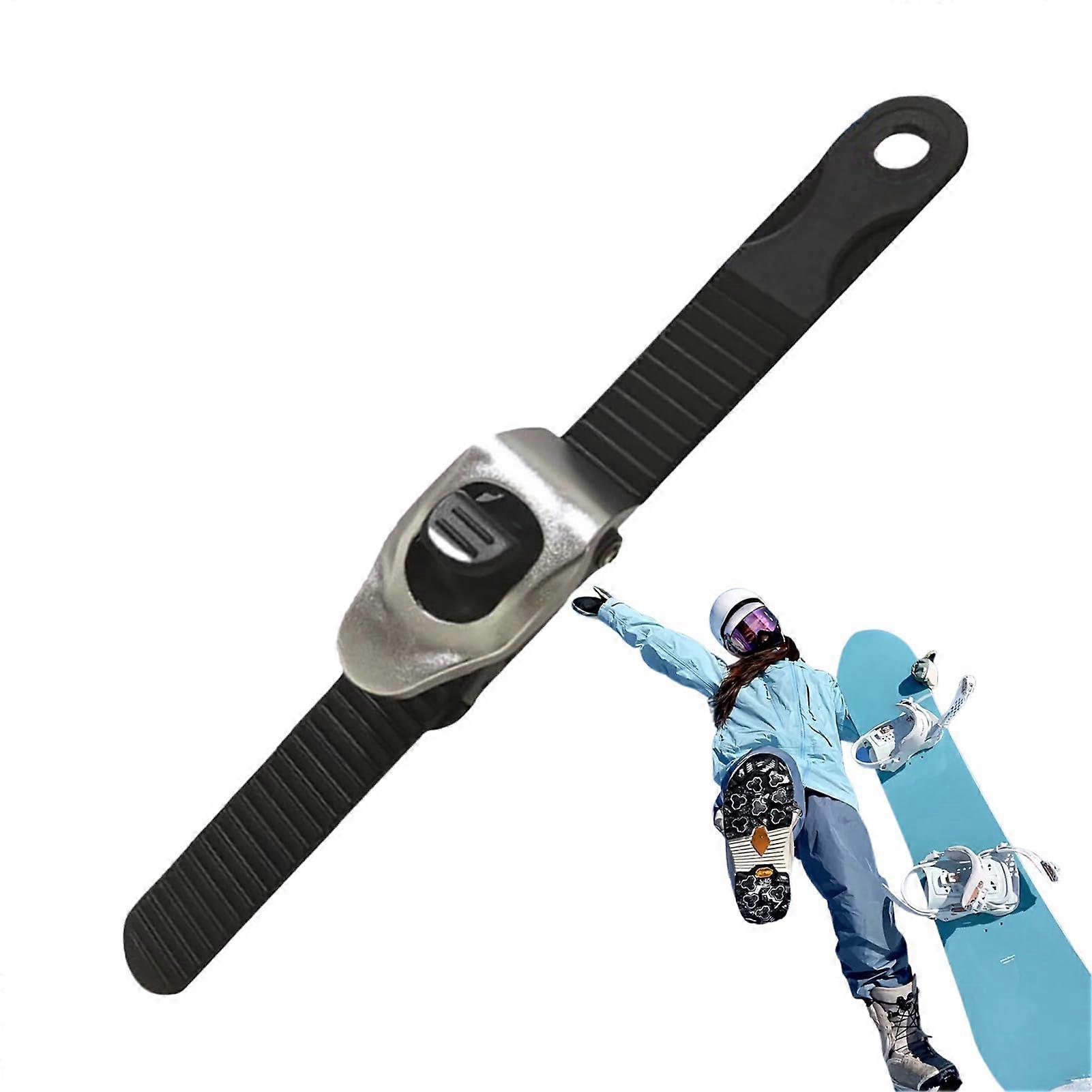 Heavy Duty Ratchet Strap,Camping Gear Strap for Securing Camping Gear Fixing Accessories, Adjustable Securing Tie for Snowboards Skates