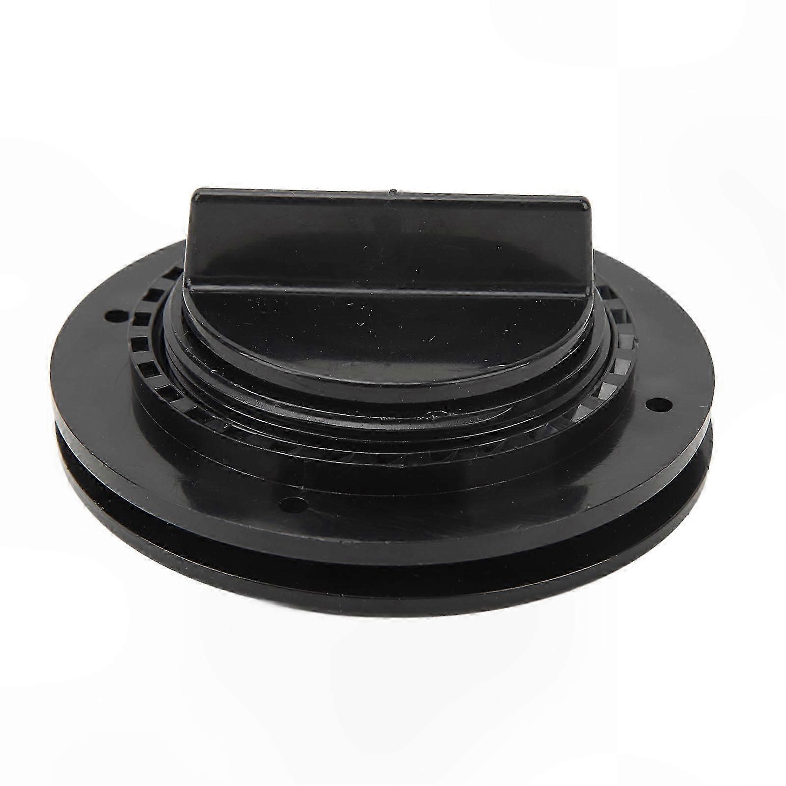 Boat Drain Plug for Yachts and Kayaks - Durable ABS Scupper Valve with Quick Installation Black