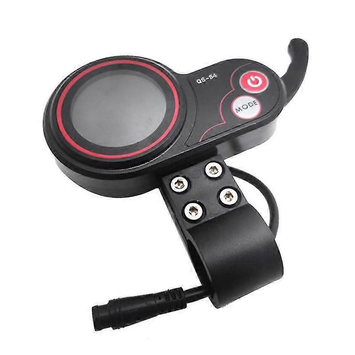QS-S4 48V-60V Thumb Throttle LCD Display Meter compatible Zero 8 9 10 8X 10X Electric Scooter 6PIN Display
