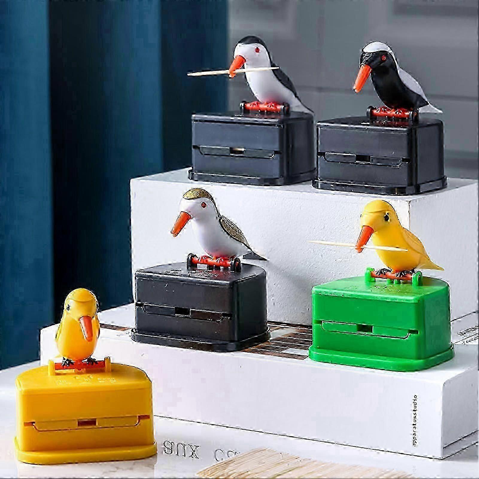 Novelty Automatic Toothpick Holder for Office, Restaurant and Dorms