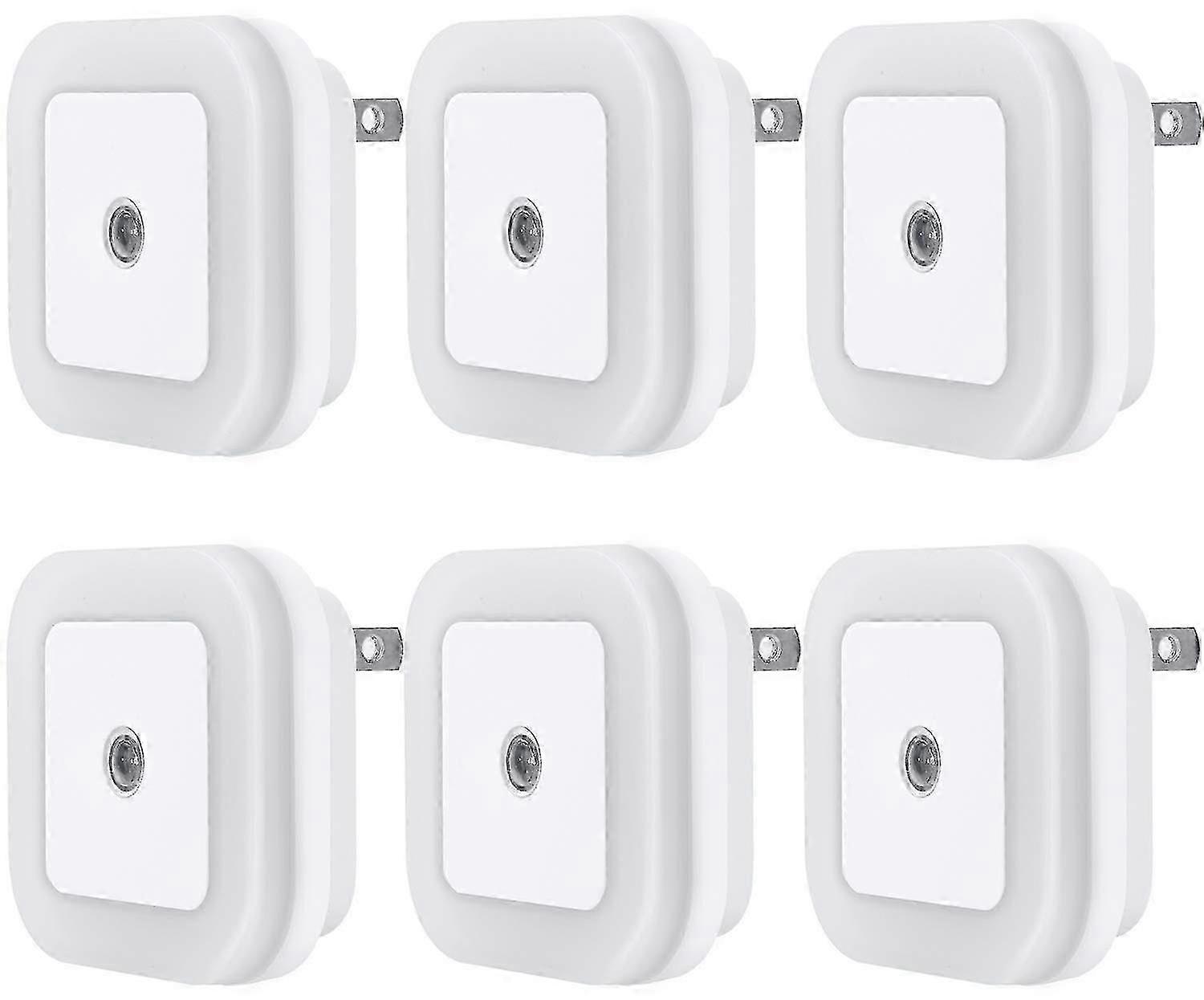 Smart LED Night Light with Motion Sensor, 6-Pack for Bedroom, Hallway & Bathroom