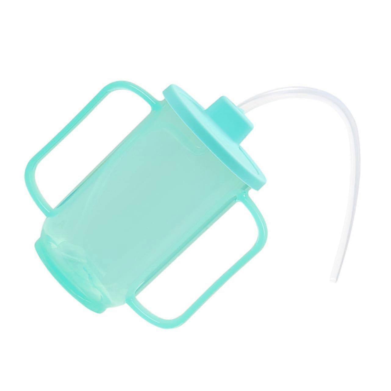 Spill Feeding Cup for Bedridden Patients – Durable Liquid Diet Mug with Straw for Disabled Adults – Easy Use for Elderly Mobility Impaired