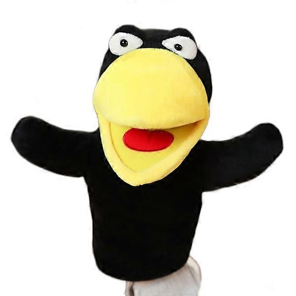 Plush Hand Puppet Soft Animal Doll Bird Crow Hand Puppet