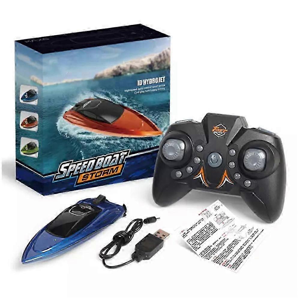 Remote Control LED Light Waterproof Electric Ship 2.4GHz Mini Ship Toy Children Speed Remote Boat Boat Control High RC Gift