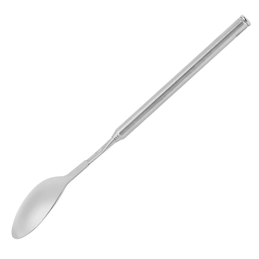 Spoon Telescopic Barbecue Spoon Telescopic Fork Stainless Steel Tableware Long Set 62Cm Slotted Spoons
