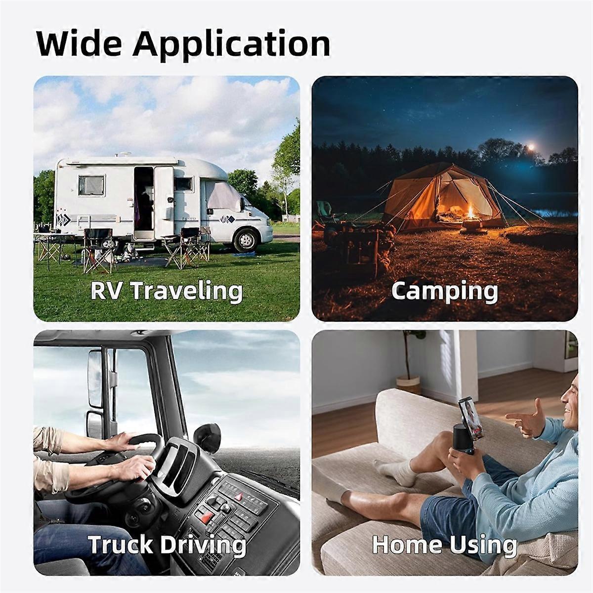 For Mini 100W Cable Power Cable 5M Car Charger+DC Cable+Type-C to DC