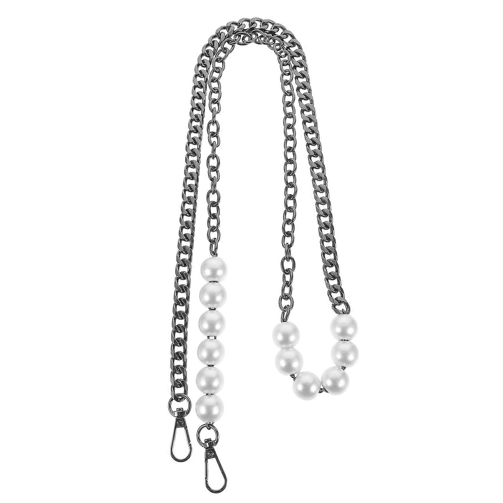 Metal Chain Purse Strap Extender for Decoration Use Black