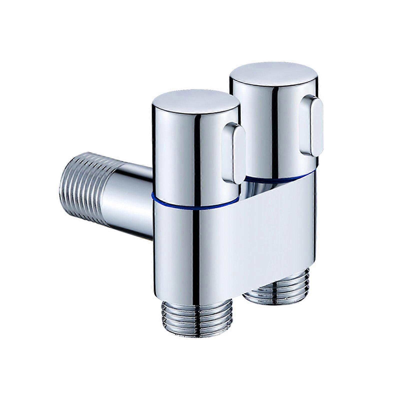 1 in 2 out triangular valves for bathroom faucet home