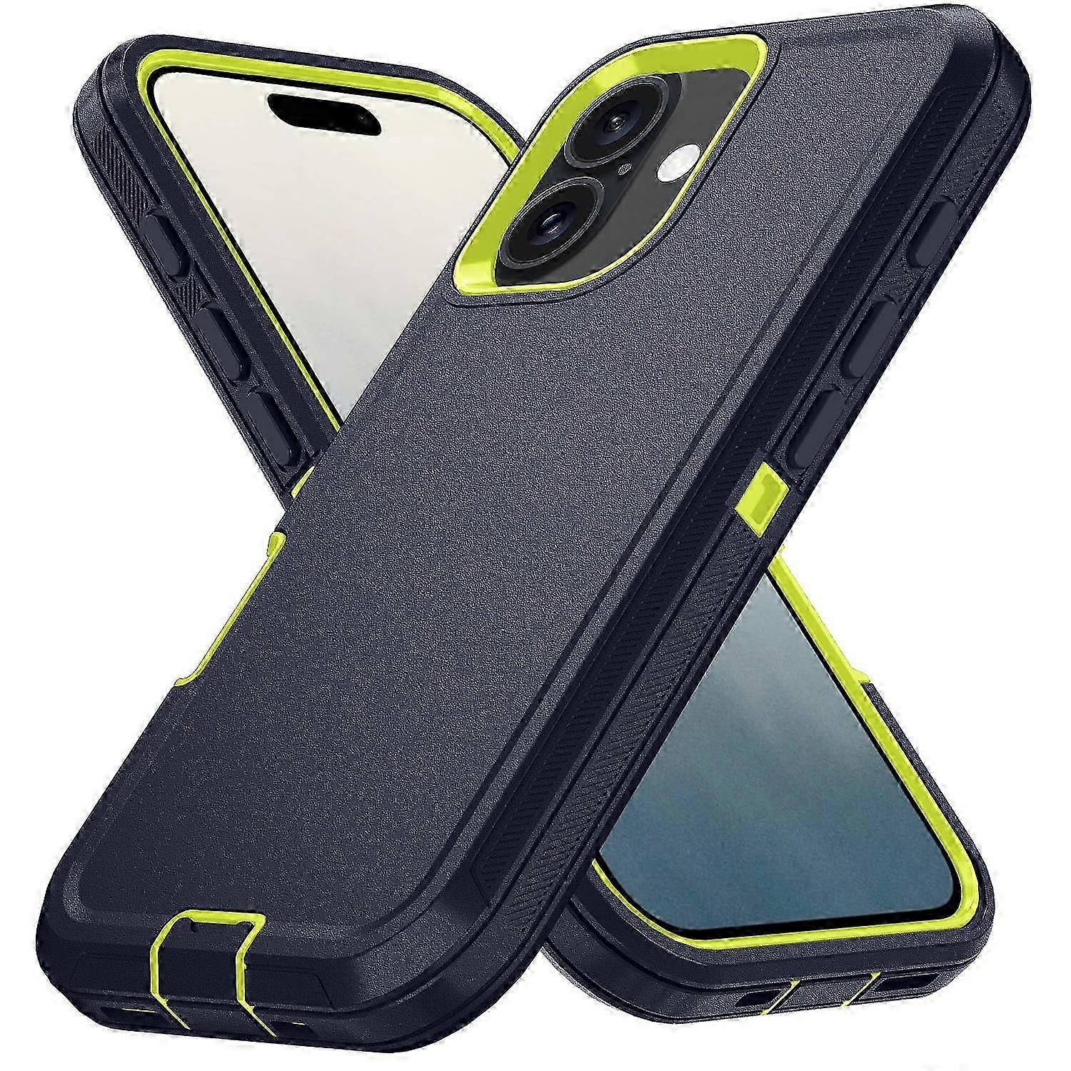 iPhone 17 Case: Detachable Drop-Proof Back Cover with PC+TPU Material