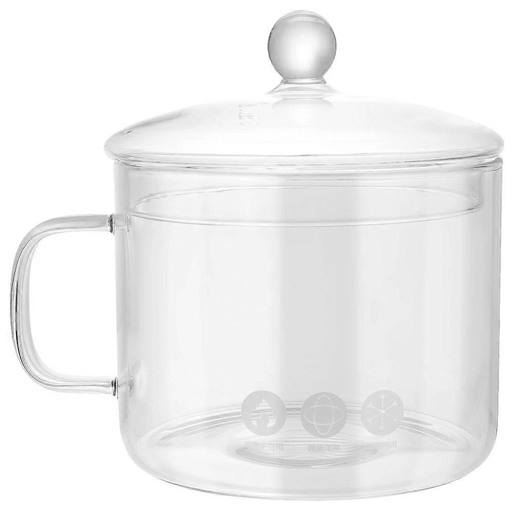 Glass Saucepan Stew Pot for Stove Use High Borosilicate Material