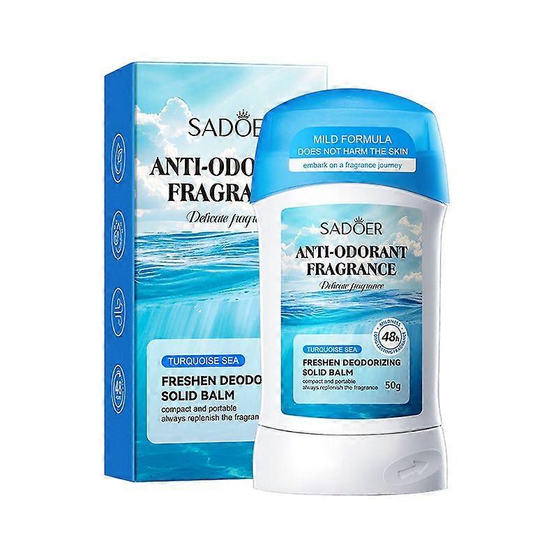 Freshen Deodorizing Solid Balm for Underarm - 48 Hours Sweat Protection, Anti-Odor, Long-Lasting Dry Effect, Freshness, Gentle on Skin
