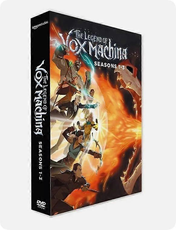 The Legend of Vox Machina Season 1-3 DVD 9-Disc New Box Set english version