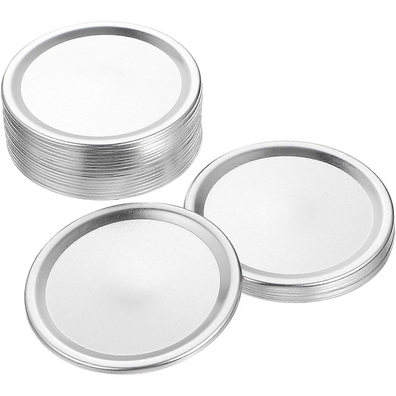 24pcs Regular Mouth Mason Jar Lids Leak Proof Split-Type Canning Jar Caps