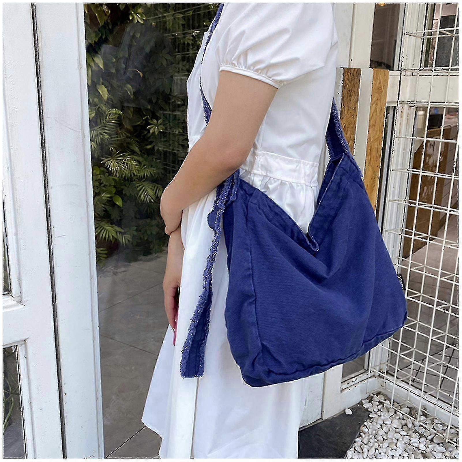 2025 Korean Version Student Bag Simple Shoulder Bag With Adjustable Shoulder Straps For High School Student College Student High Quality