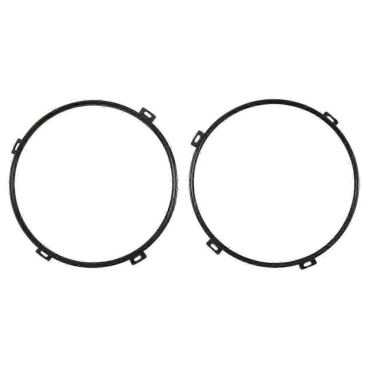 Headlight conversion brackets for Jeep Wrangler 07-17 - 2Pcs 7-inch LED ring mounting adapters
