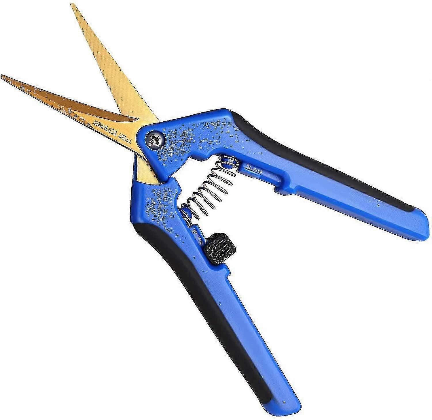 2023 - 1-pack Gardening Hand Pruner Pruning Shear With Titanium Coated Curved Precision Blades (ShiKai)