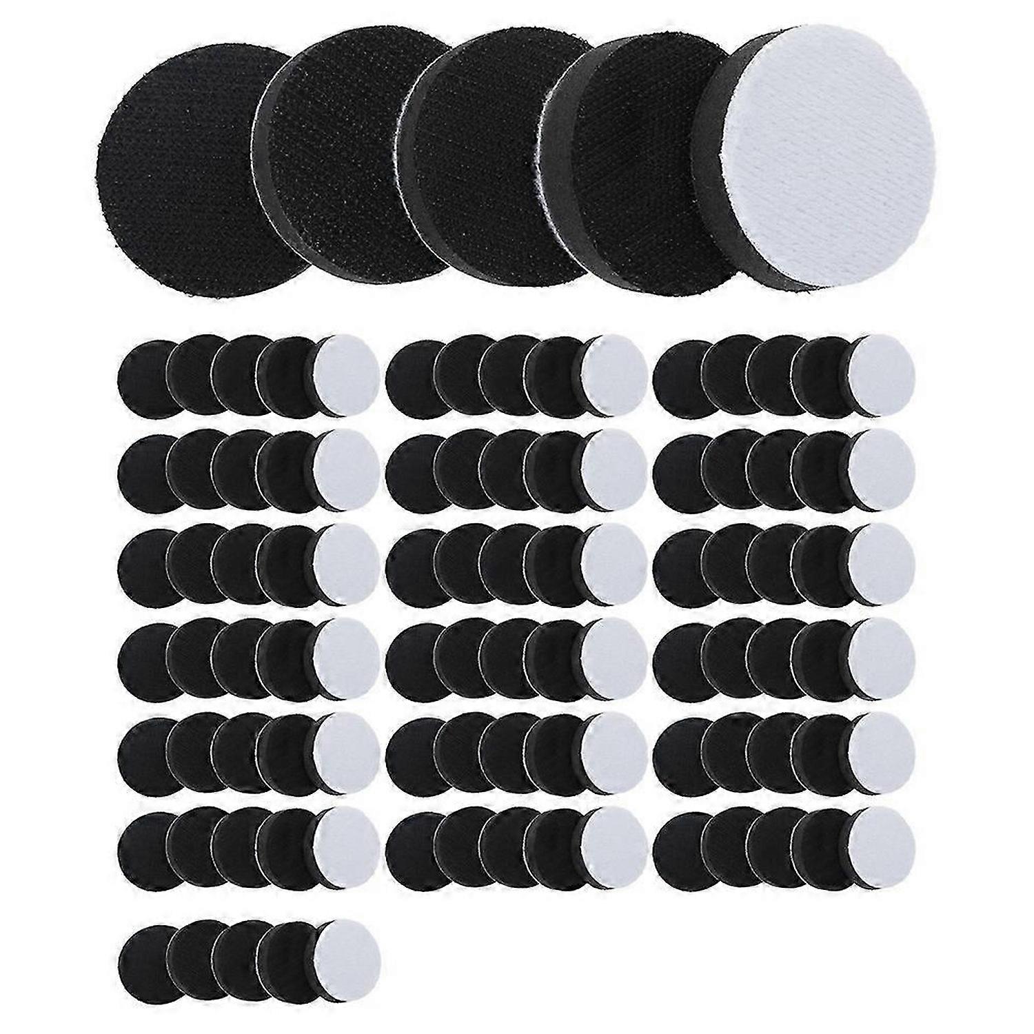 100Pc 50mm Soft-Density Interface Pad Sponge Cushion Buffer Backing Pads Hook/ Loop Face Sanding Discs Abrasive Tools