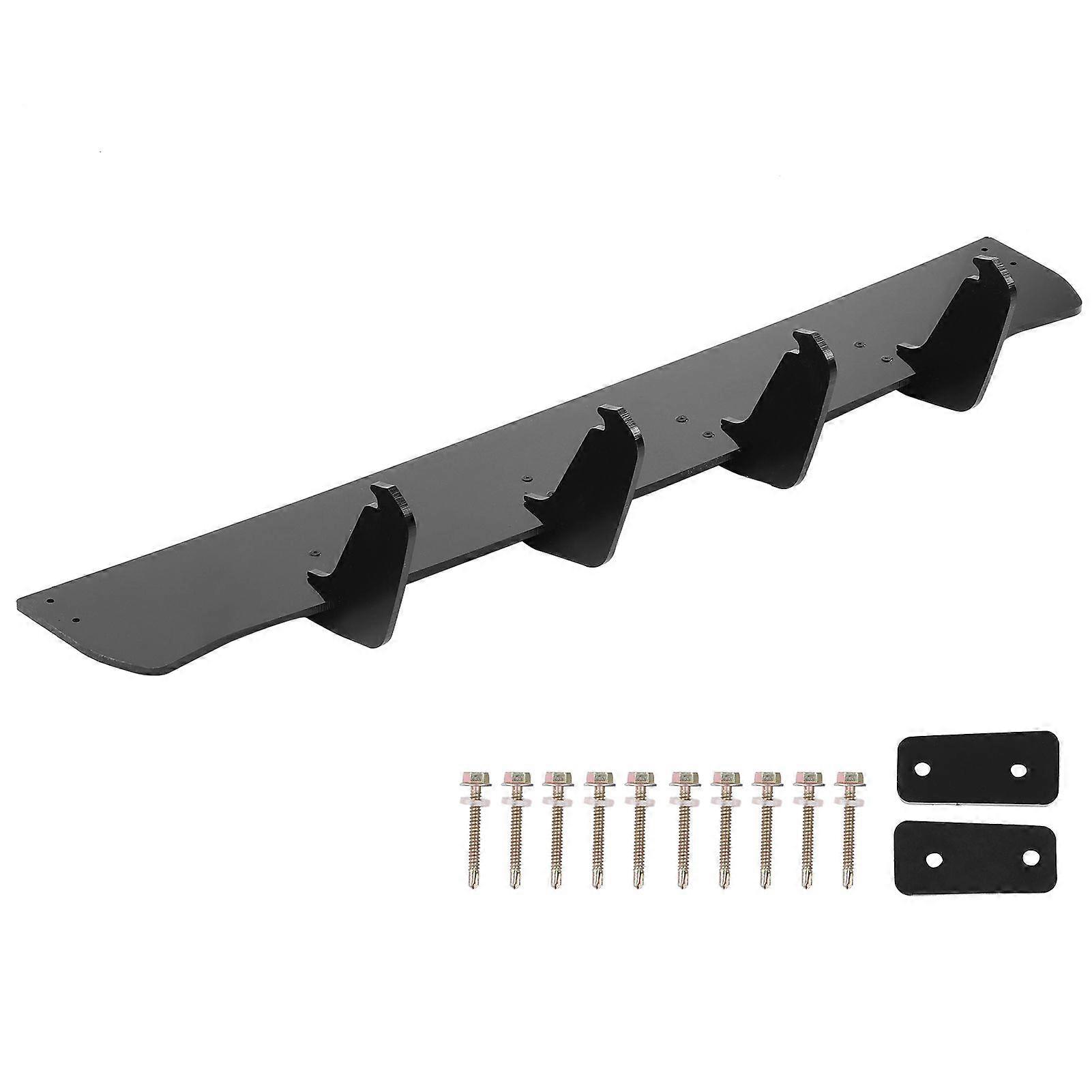 Schwarz glänzend für Maxton Style Heckstoßstange Diffusor Volant passend für MK7.5 TCR 20172020