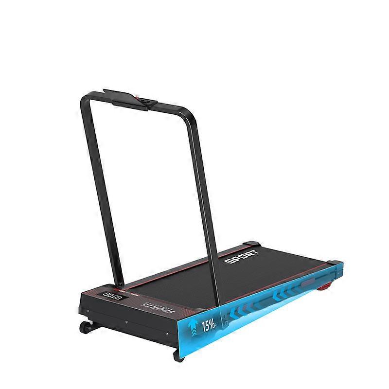 Loopband Opvouwbaar 1-12 km/u 1,5 pk Elektrische kantelverstelling voor thuis en kantoor zwart