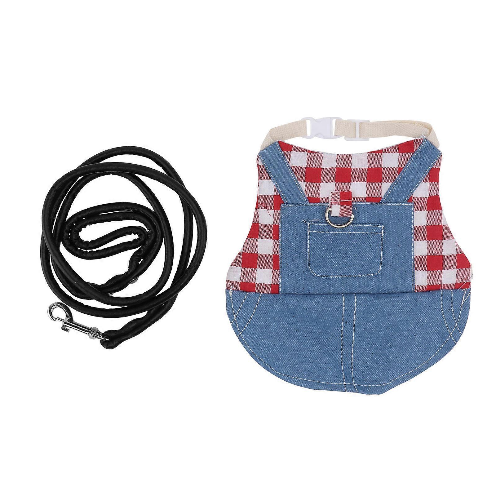 Rabbit Clothes Adorable Bunny Costume for Pet Use 1Set Traction Rope