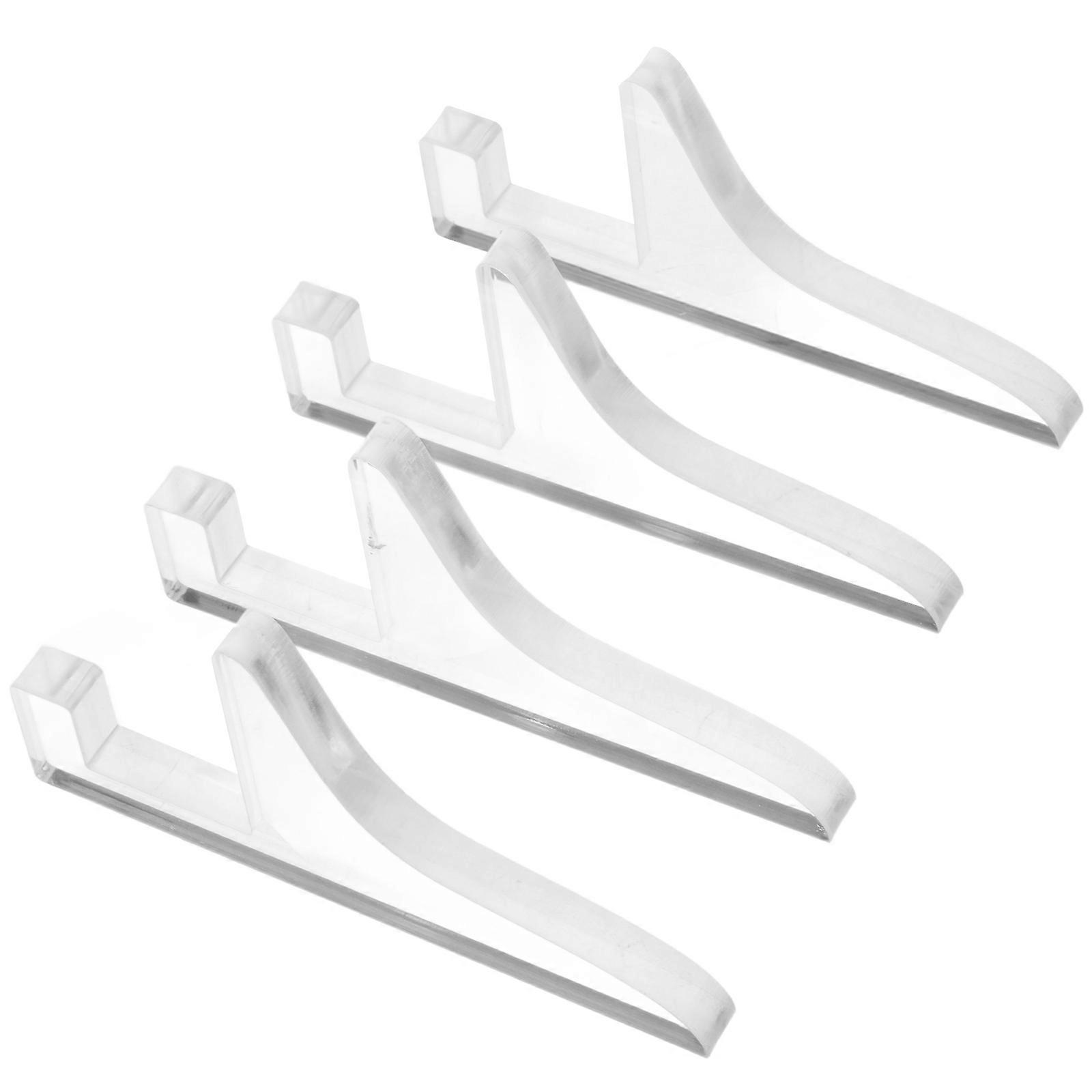 Acrylic Photo Frame Display Stand Suitable for Storage Use 4Pairs