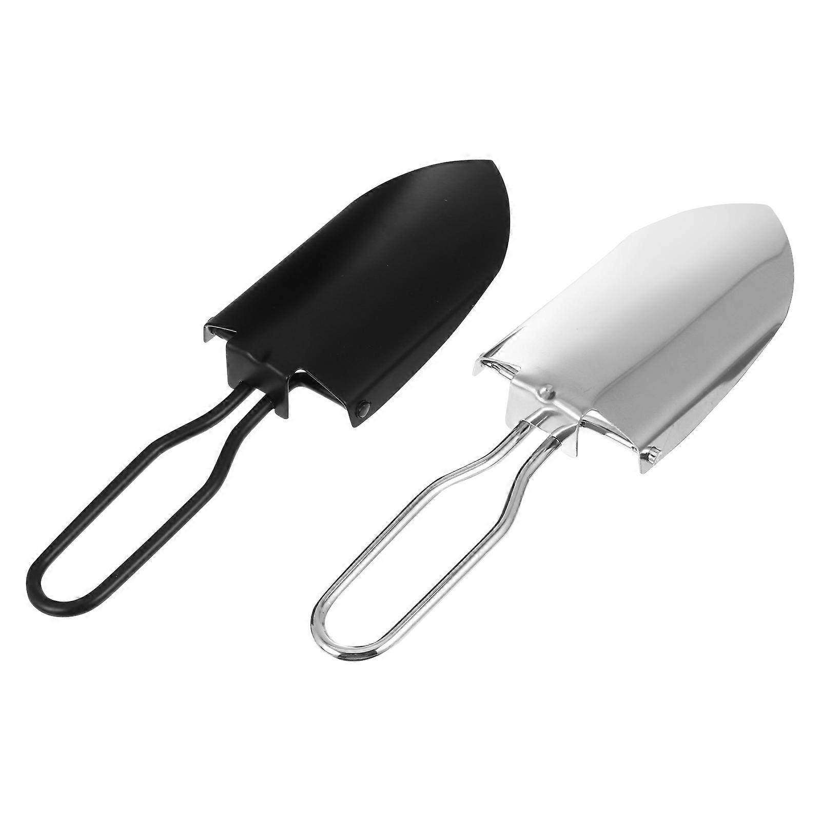 Hand Digging Garden Tools Mini 2Pcs Practical Gardening Tool Silver for Planting in Gardens